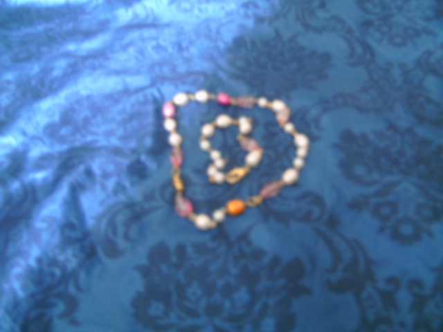 jolie collier et bracelet perles